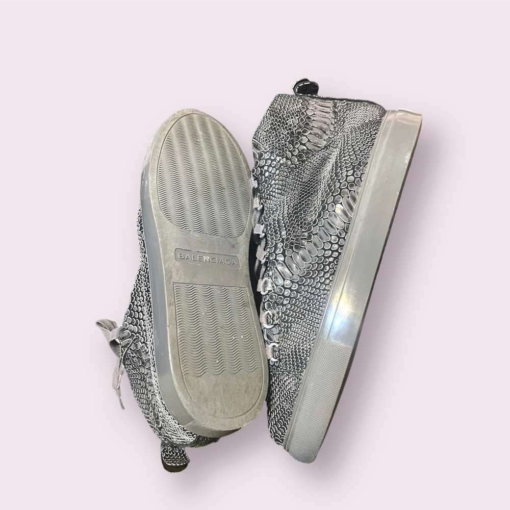 2018 Balenciaga High-Top Arena Python Sneakers - Picture 3 of 5
